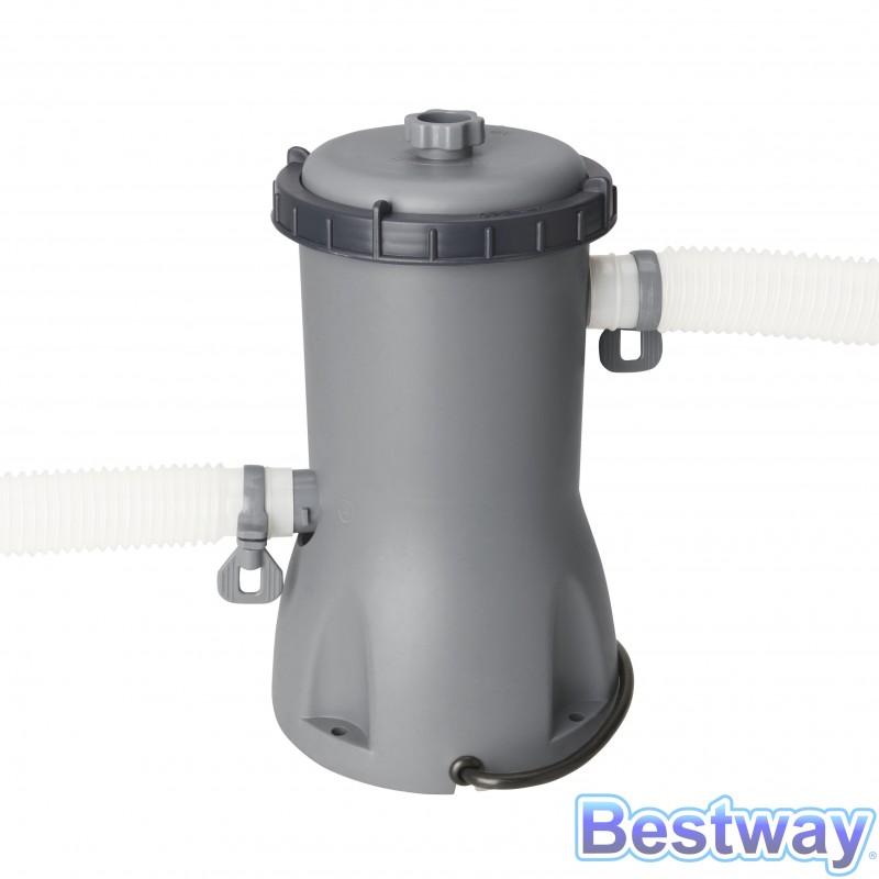 Стальной бассейн Bestway 56382 BW, Hydrium Pool Set 460х120см, 17430л, фильтр-насос, лестница, подстилка фото 5